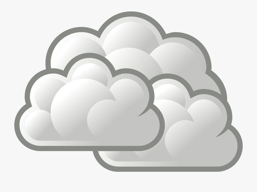 Cloud Clipart Cloudy Weather - Cloudy Clipart, Transparent Clipart