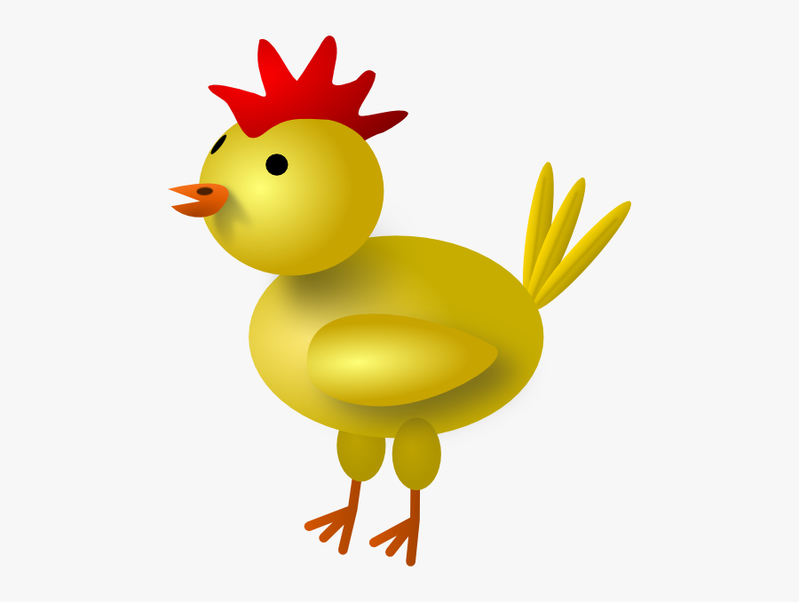 Yellow Chicken Clip Art At Clipartimage - Chicken Clip Art 3d, Transparent Clipart