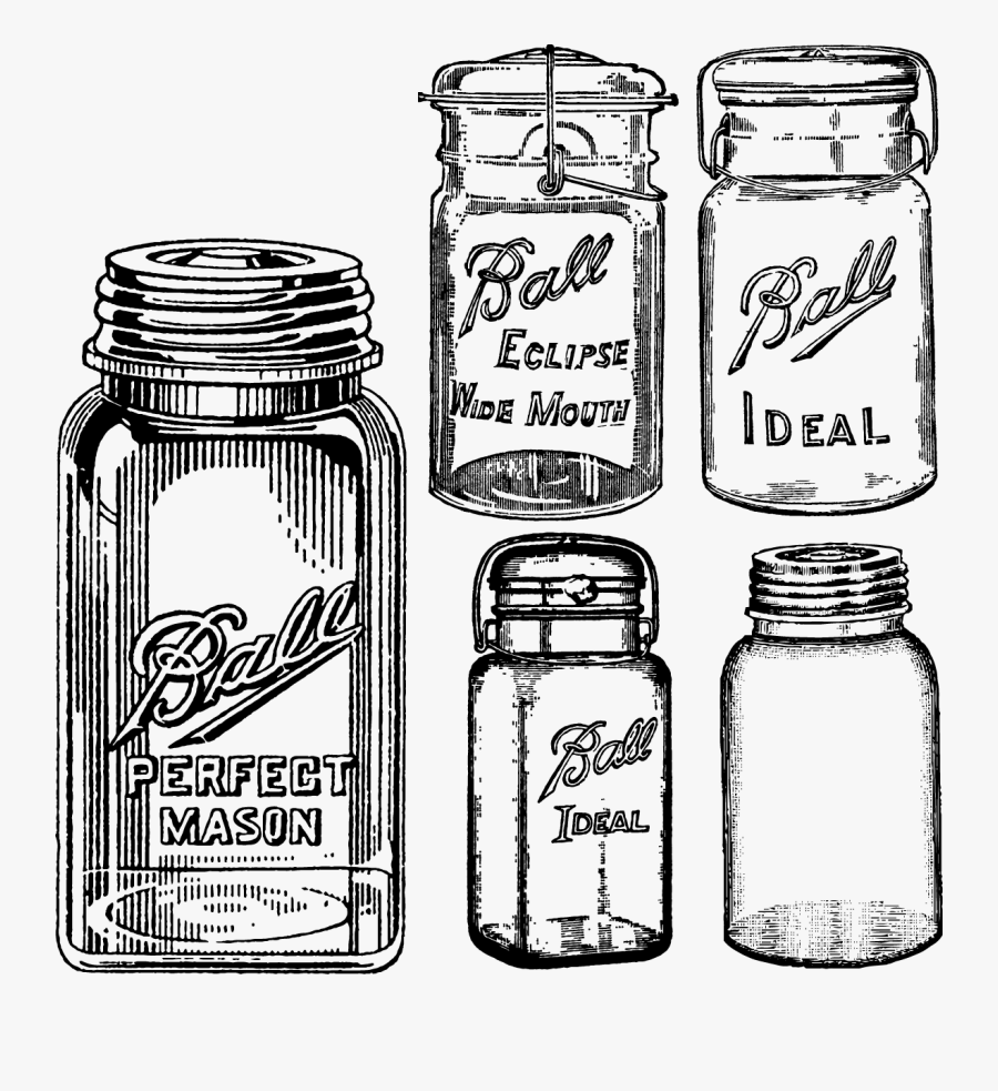 Transparent Keg Clipart - History Ball Mason Jar Print, Transparent Clipart