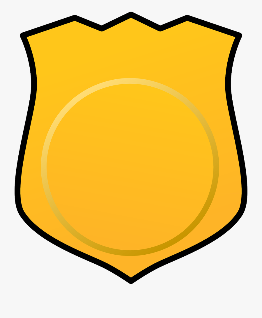 Sheriff Badge Gallery For Police Cartoon Clipart Image - Detective Badge Clipart, Transparent Clipart