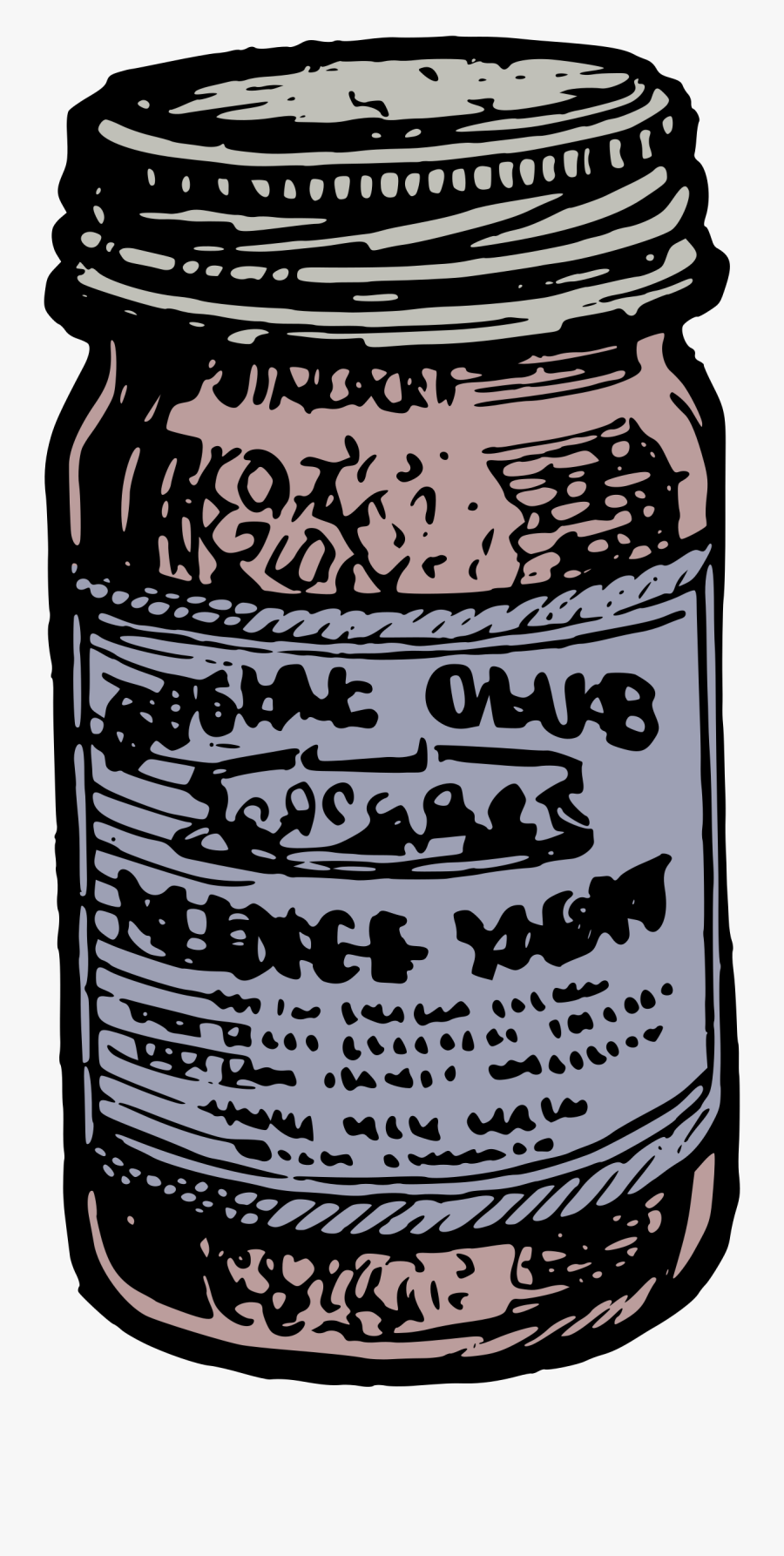 Canning,mason Jar,label - Can, Transparent Clipart