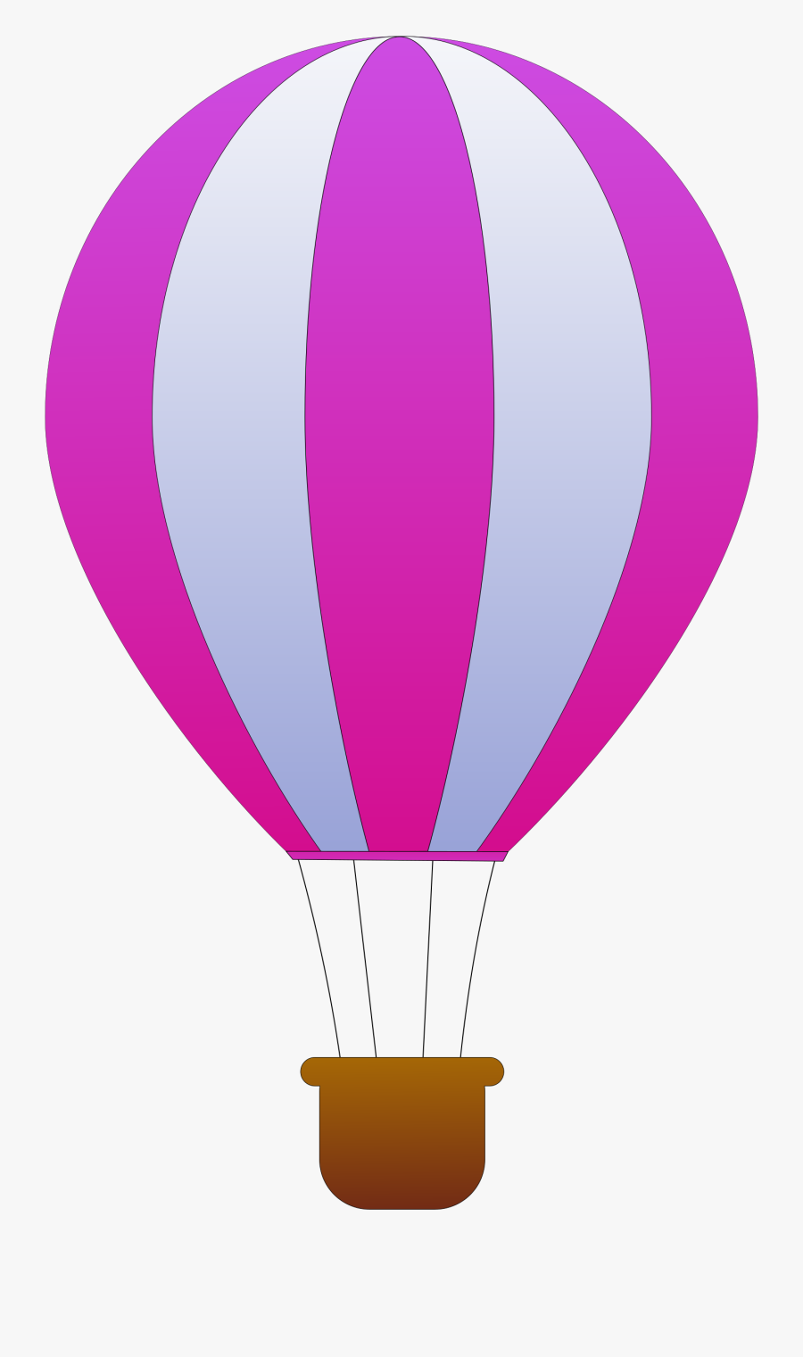 Purple Balloons, Free Cartoons, Free Vector Graphics, - Hot Air Balloon Clip Art, Transparent Clipart