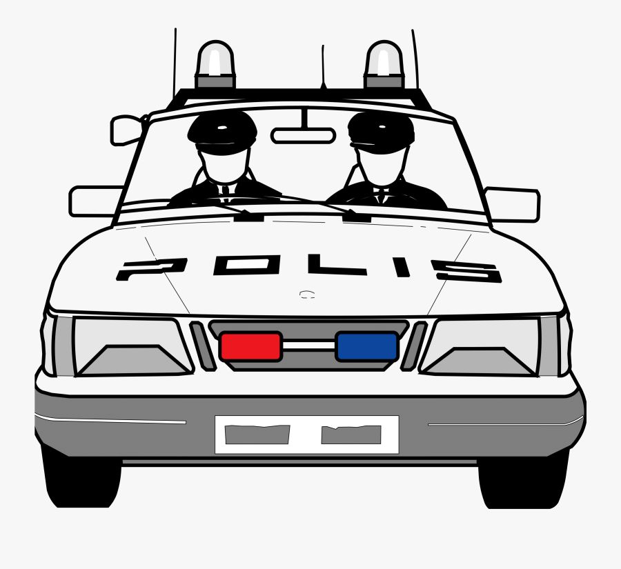 Police Car Gif Cartoon, Transparent Clipart