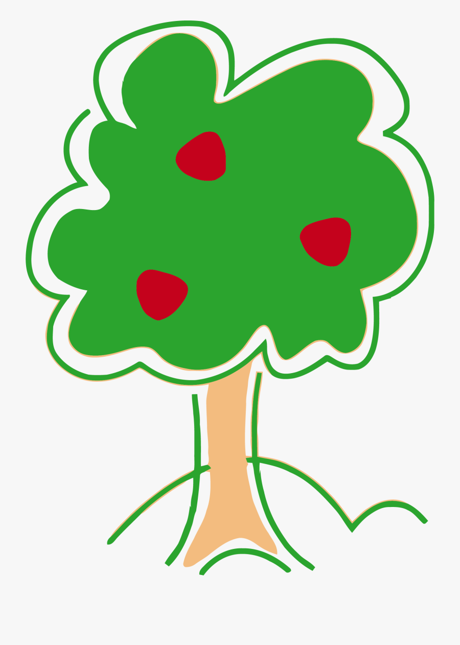 Tree Clipart Apple - Apples On The Tree Clipart, Transparent Clipart