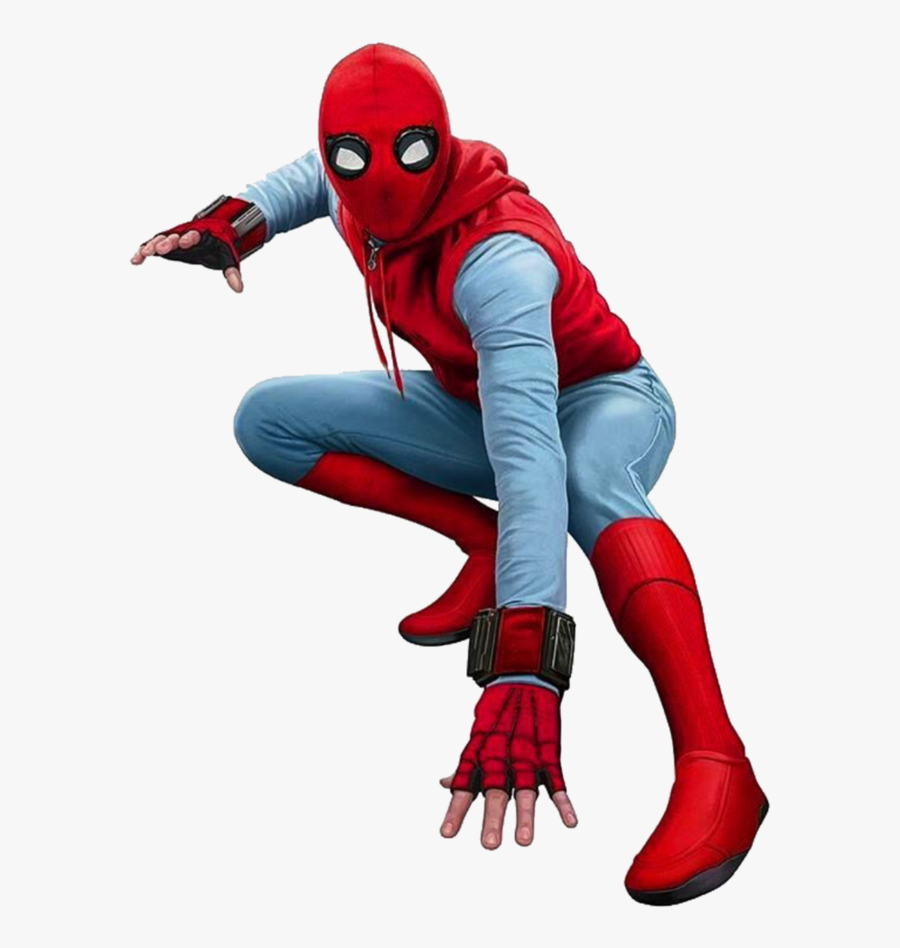 Free Download Spider Man Homecoming Homemade Suit Clipart - Spider Man Homecoming Homemade Suit, Transparent Clipart