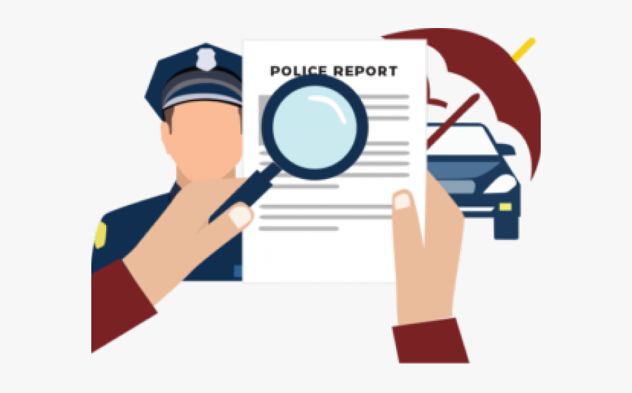 Police Clipart Police Report - Report To Police Clip Art, Transparent Clipart