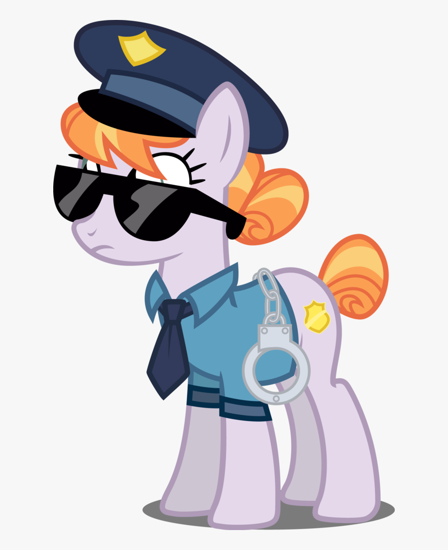 Cop Clipart Police Clothes - My Little Pony Police, Transparent Clipart