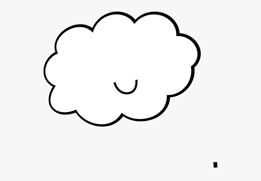 Cute Cloud Svg Clip Arts - Шаблони Облаче За Принтиране, Transparent Clipart