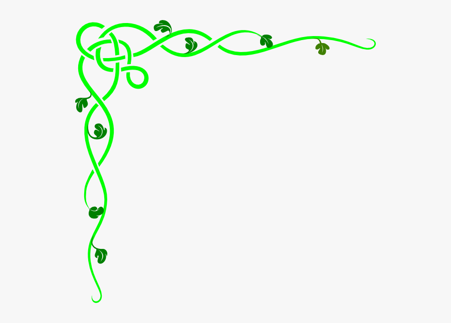 Transparent Celtic Border Png - Vine Border Png, Transparent Clipart