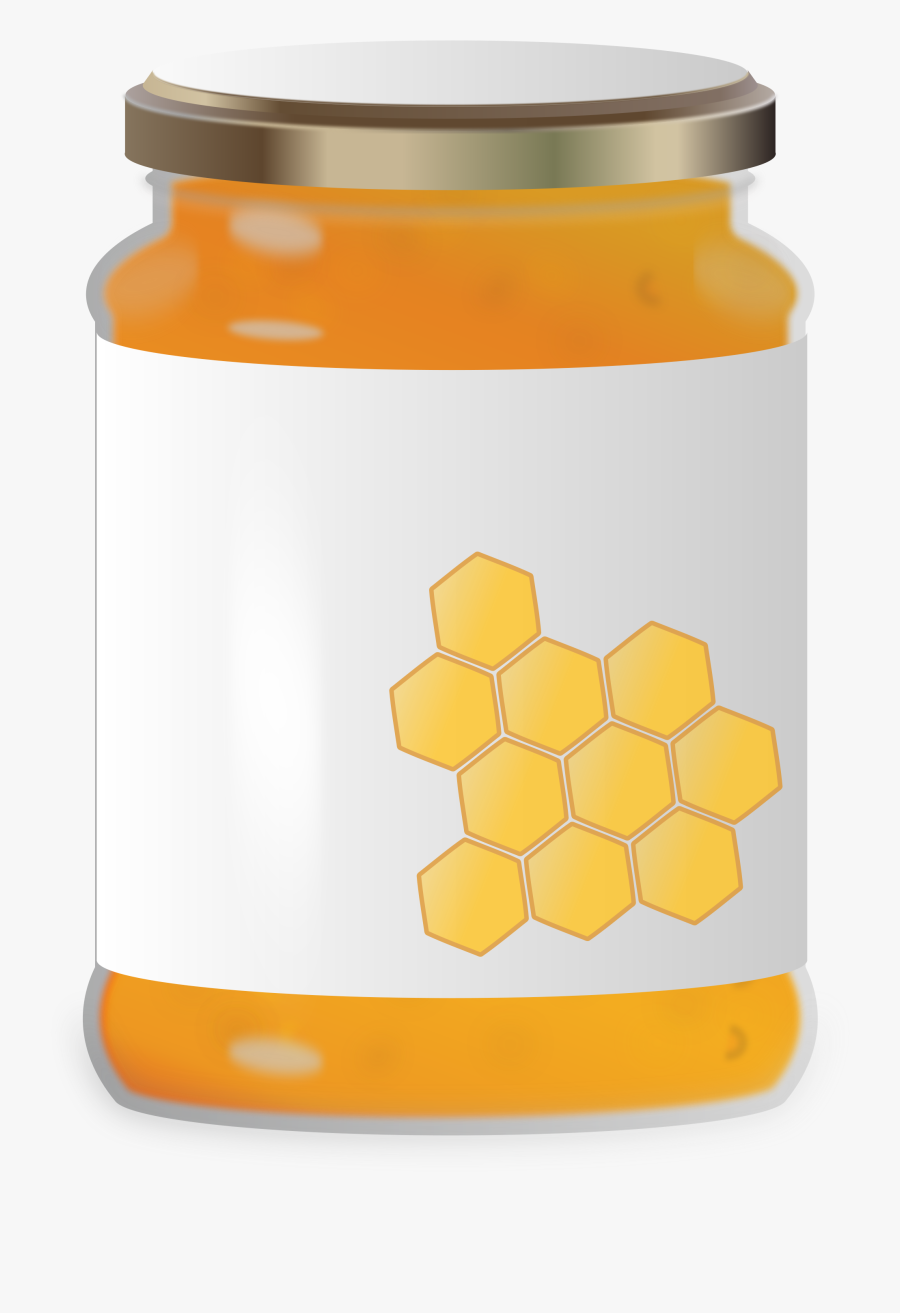 Honey Jar Clip Art Png - Clip Art Honey Jar, Transparent Clipart