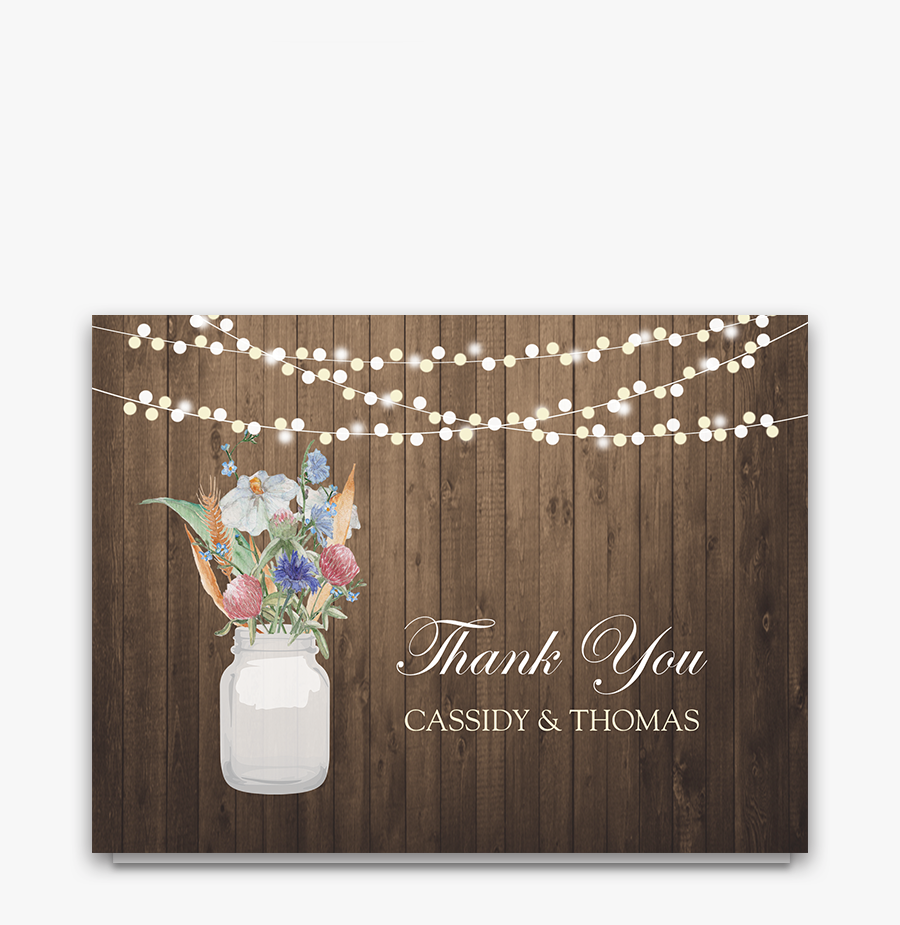 Clip Art Rustic Wildflower Floral Thank - Bouquet, Transparent Clipart