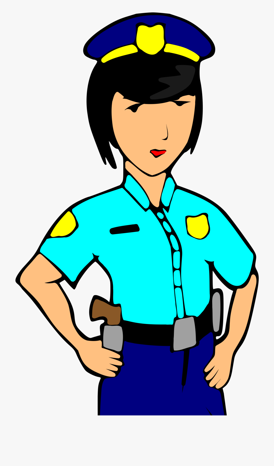 Woman At Getdrawings Com - Police Officer Clipart Png, Transparent Clipart