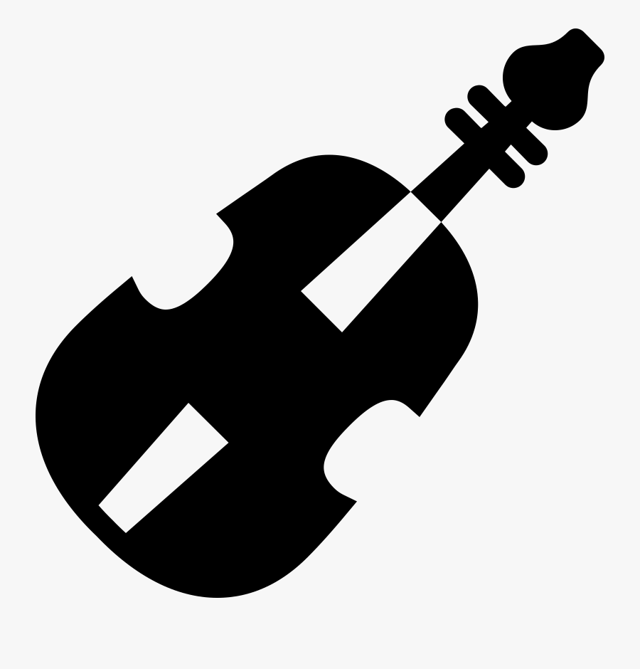 Violin Clip Art Image Black And White - Rock Music Png, Transparent Clipart