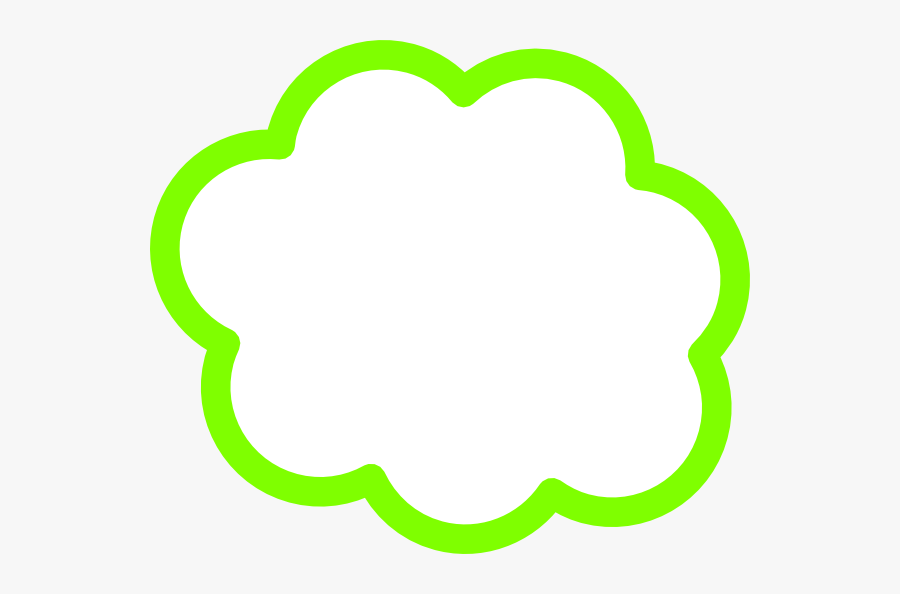Green Cloud Svg Clip Arts, Transparent Clipart