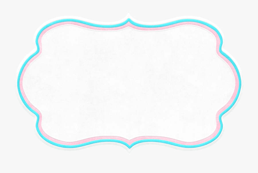 Art Material System Writing Border Cloud Clipart - Text Box Transparent Outline, Transparent Clipart