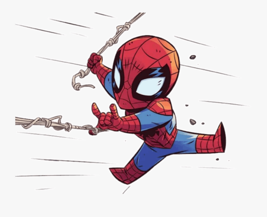 #mq #baby #spiderman #hero #superhero - Spiderman Chibi Marvel, Transparent Clipart