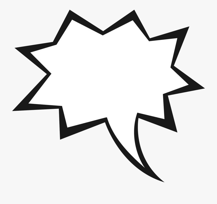 Blank Speech Bubbles - Pop Art Bubble Png, Transparent Clipart