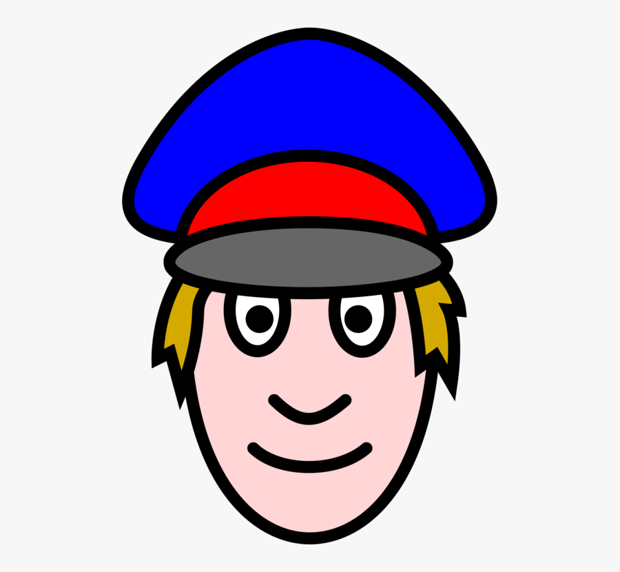 Smiley,facial Expression,area - Police Oficer Face Clip Art, Transparent Clipart