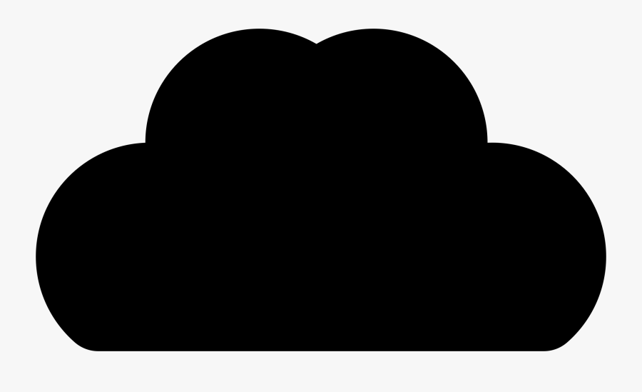 Simple Cloud Icon Silhouette Icons Png - Meio Ambiente E Sustentabilidade, Transparent Clipart