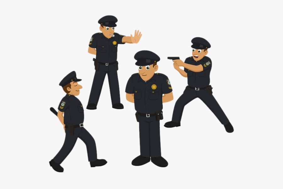 Police Officer Clip Art Attack On Transprent Ⓒ - Clipart Transparent Police Officer, Transparent Clipart