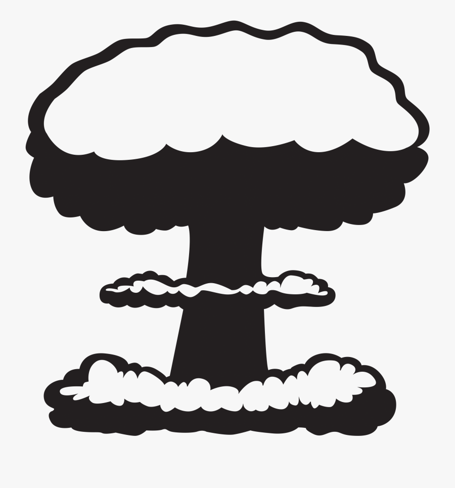 Nuclear Explosion Png - Clip Art Mushroom Cloud, Transparent Clipart