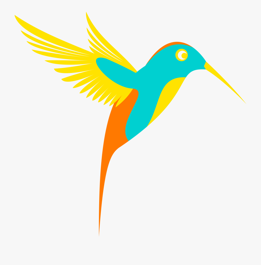 Clipart Colibri Single Bird Colorfull, Transparent Clipart