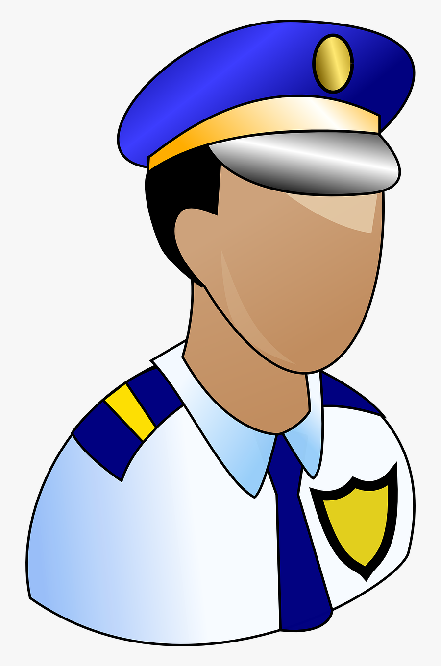 Clipart Hat Police - Officer Clip Art, Transparent Clipart