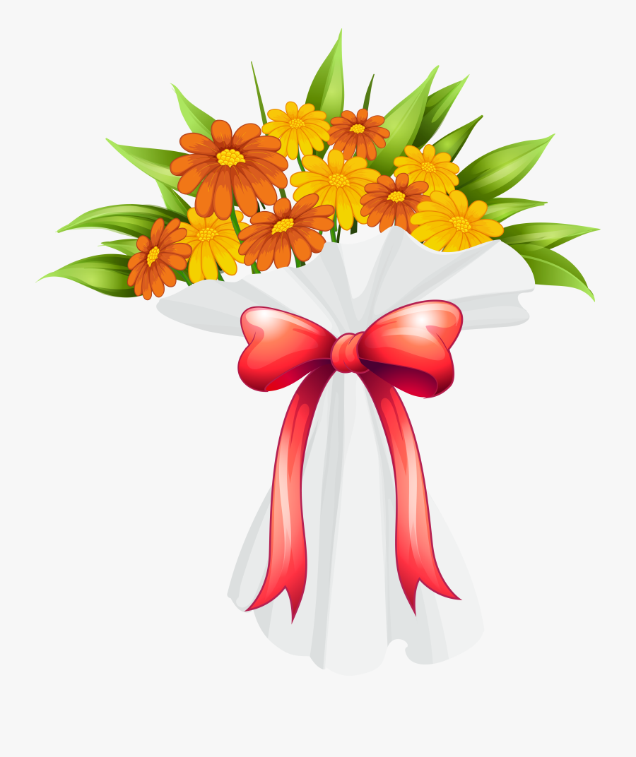 Clipart Flower Bouquet - Flower Bouquet Clipart Png, Transparent Clipart
