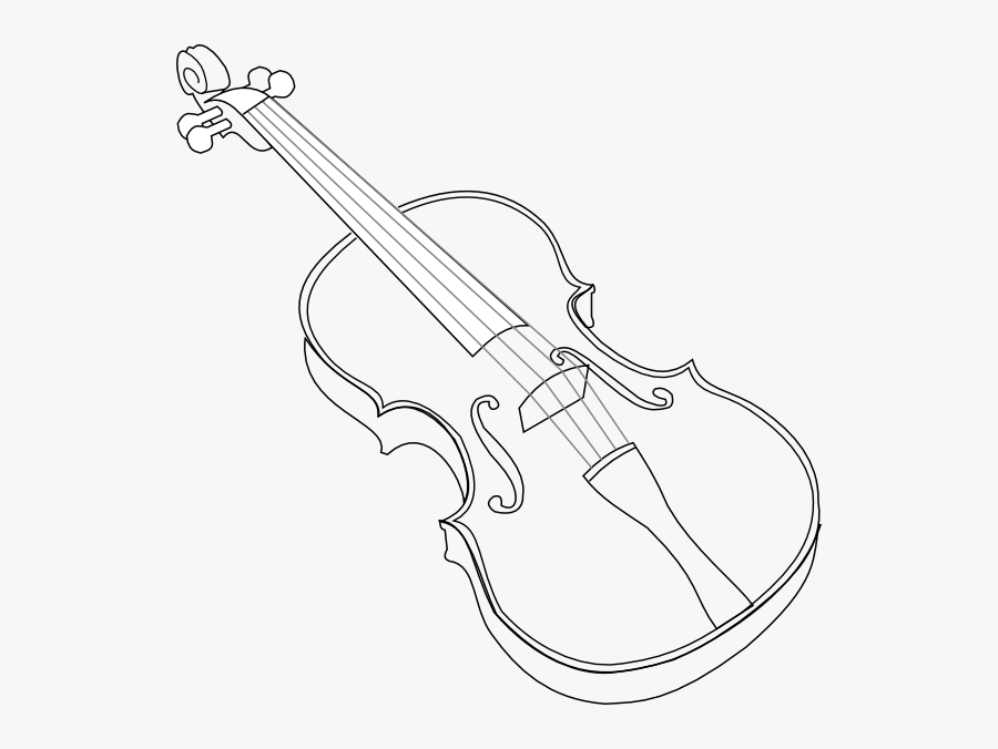 Free Vector Violin Clip Art - Violin Drawing, Transparent Clipart