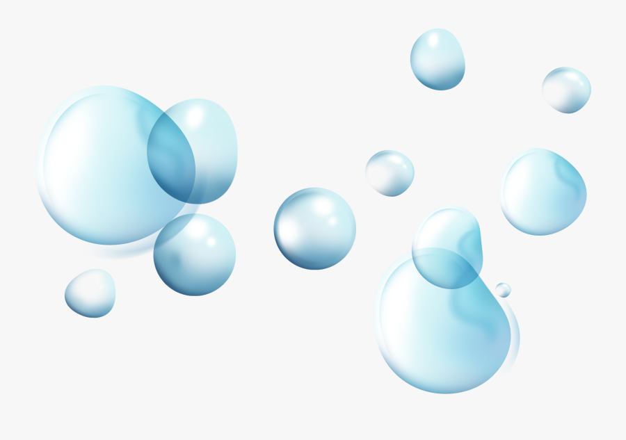 Light Euclidean Vector Bubbles Bubble Cool Clipart - Night, Transparent Clipart