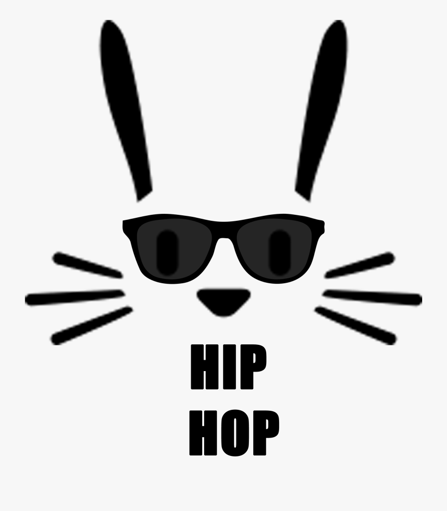 Diy Hip Hop Bunny Shirt - Hip Hop Bunny Silhouette, Transparent Clipart