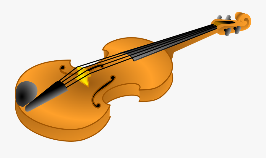 Violin Yellow Clipart - Violin Clipart Free, Transparent Clipart