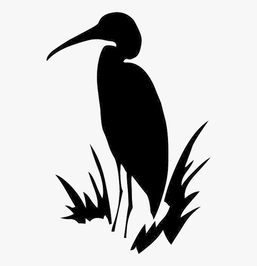 Heron Silhouette - Heron Silhouette Png, Transparent Clipart