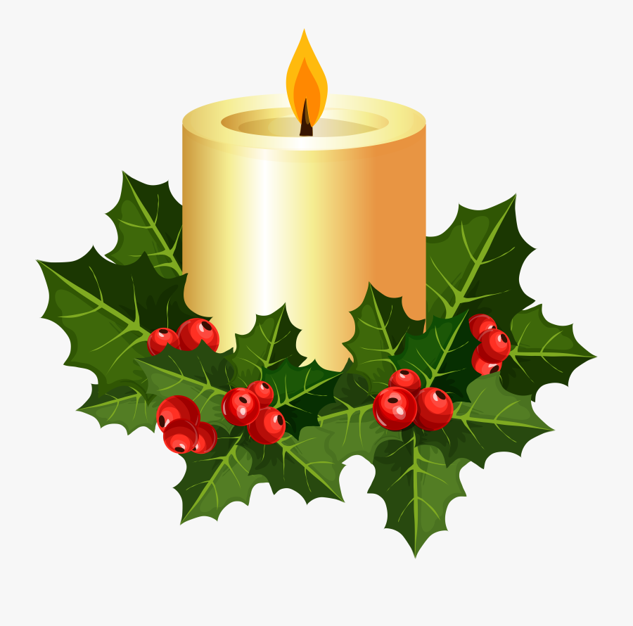 Candle Clipart Christmas, Transparent Clipart