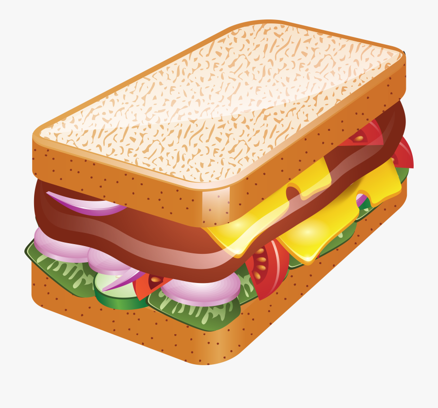 Burger Sandwich Png4139 - Sandwich Clipart Png, Transparent Clipart