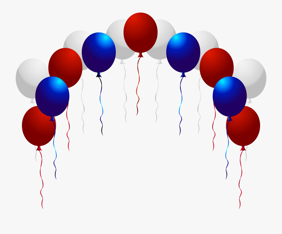 Usa Balloons Png Clip Art Image, Transparent Clipart