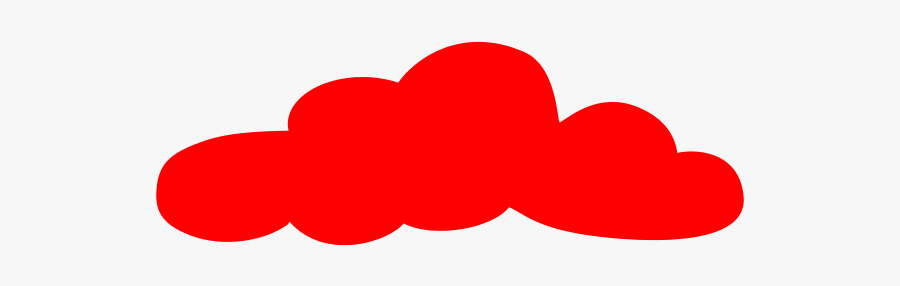 Red Cloud Clipart - Red Cloud Png Clipart, Transparent Clipart