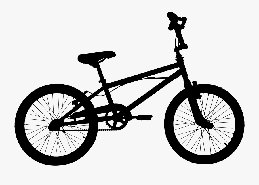 Bicycle Clip Art Silhouette At Getdrawings - Bmx Bike Clip Art, Transparent Clipart