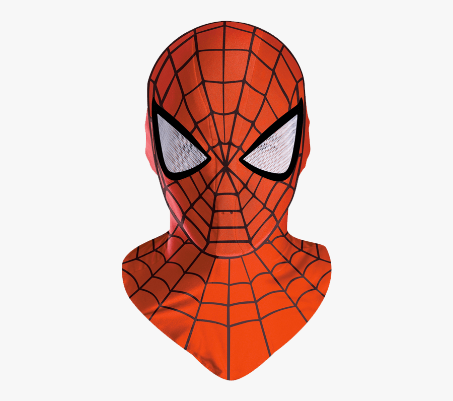 Spiderman Mask Transparent Png - Spidermans Face, Transparent Clipart