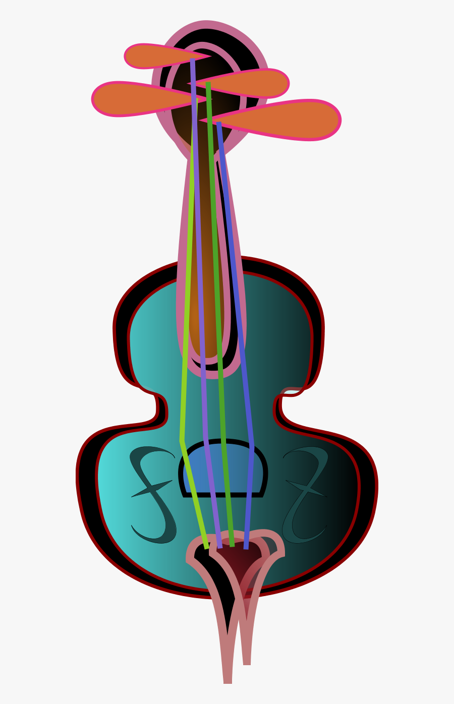 Violin Free To Use Clip Art - Violin, Transparent Clipart