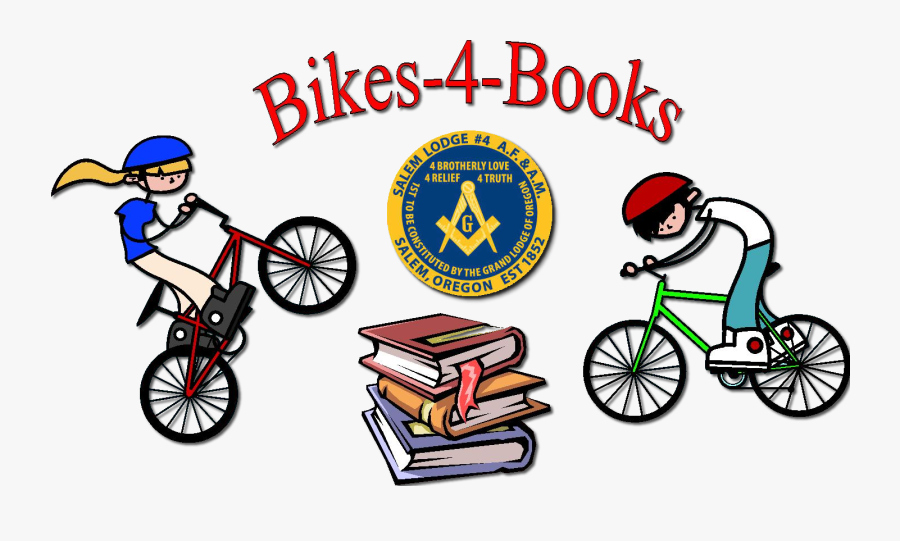 Bikes Books Salem Lodge - Books For Bikes Program, Transparent Clipart