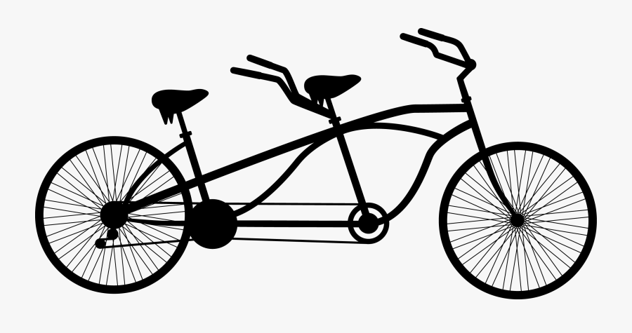 Tandem Cycling Clip Art - Tandem Clipart, Transparent Clipart
