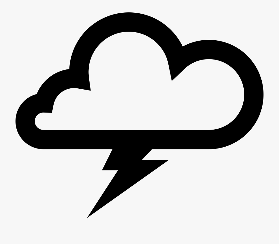 Storm Cloud Clipart - Storm Cloud Clipart Black And White, Transparent Clipart