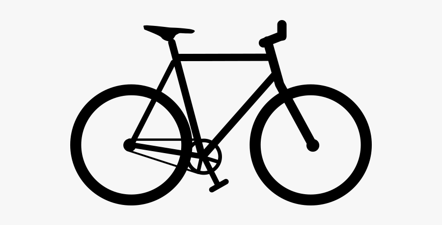 Bicycle Clipart Black And White - Bike Vector Png, Transparent Clipart