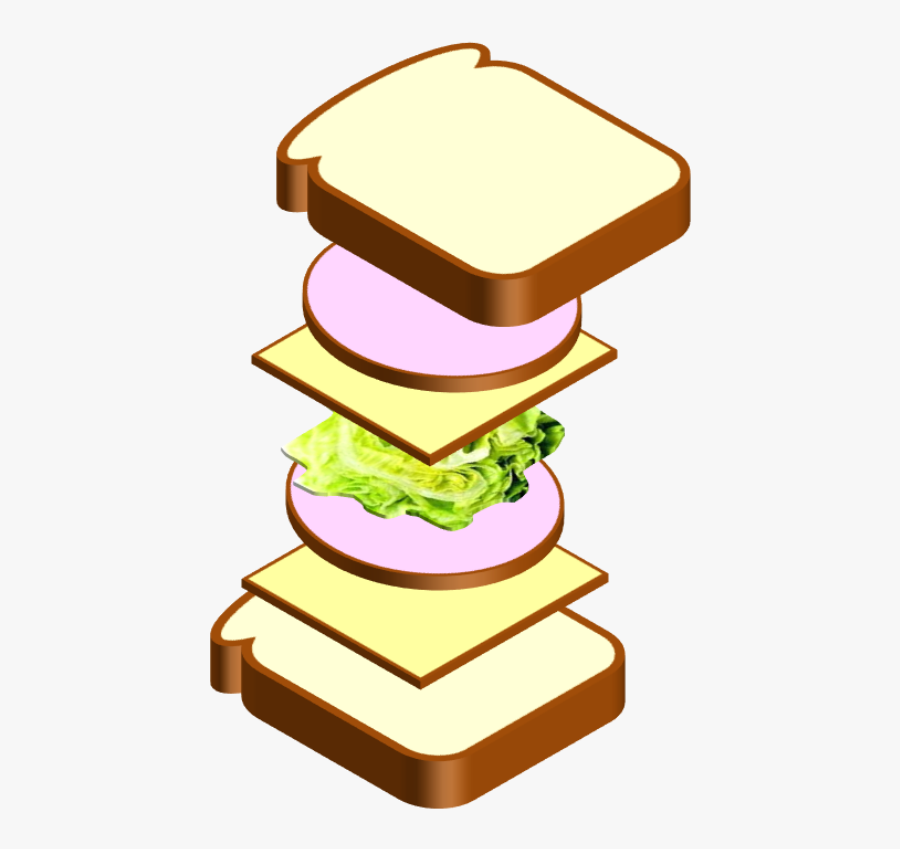 Sandwich - Algoritmo Para Hacer Un Sandwich, Transparent Clipart