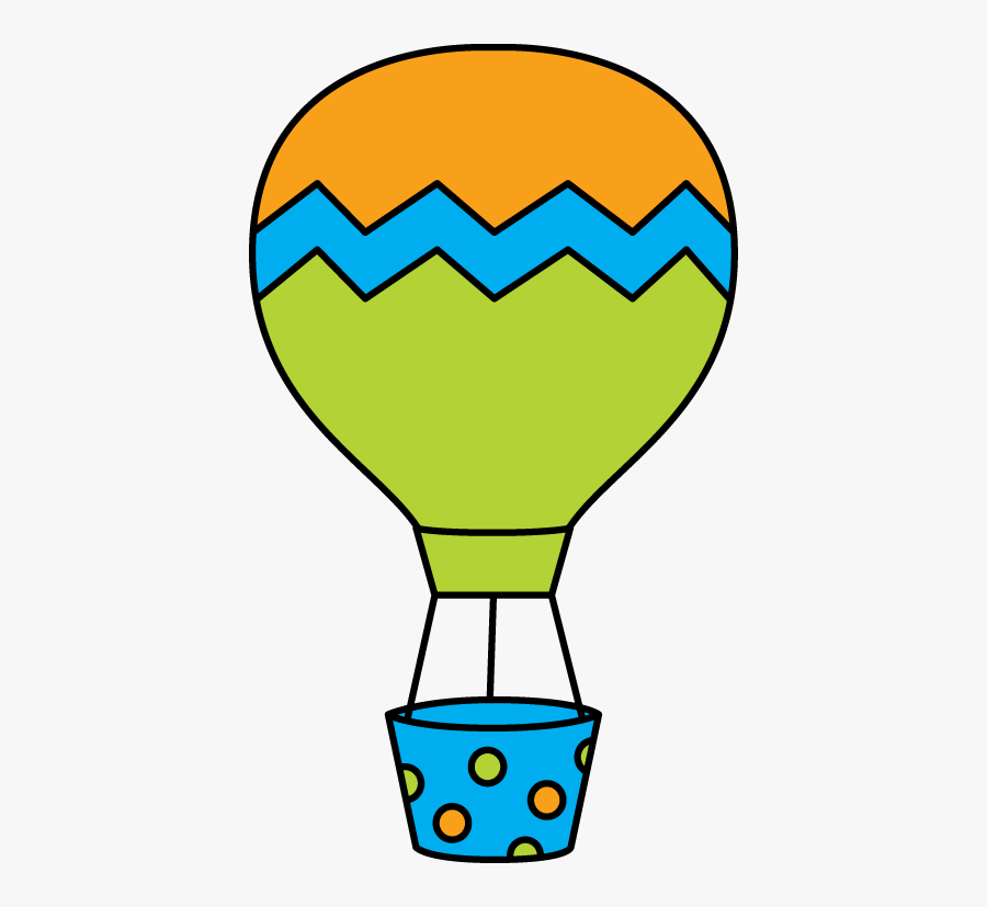 Cute Hot Air Balloon Clipart, Transparent Clipart
