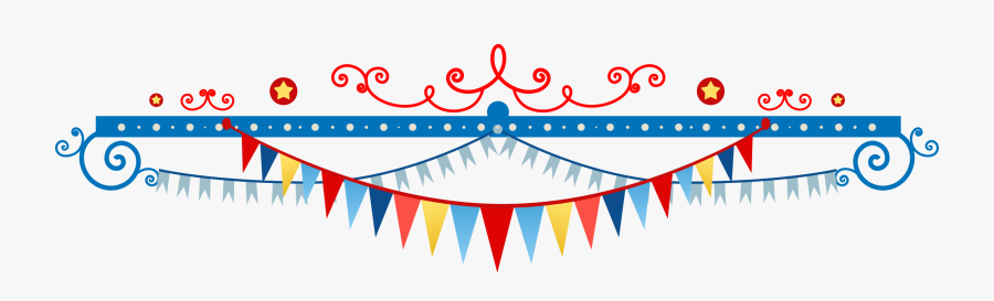 Transparent Flag Banner Clipart Png - Circus Flags Clipart, Transparent Clipart