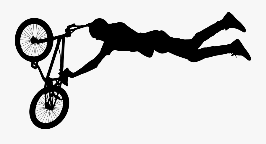 Dirt Bike Silhouette Clip - Sf Rec And Park Logo, Transparent Clipart