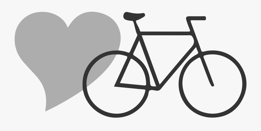 Simple Bike Drawing Clipart , Png Download - Love Riding My Bike, Transparent Clipart