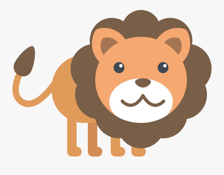 Lion Clip Art - Cute Lion Vector Png, Transparent Clipart